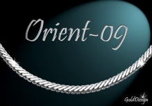 Orient 09 - náramek rhodium